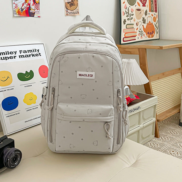Verspielt gepunktetes Design Rucksack Karnz