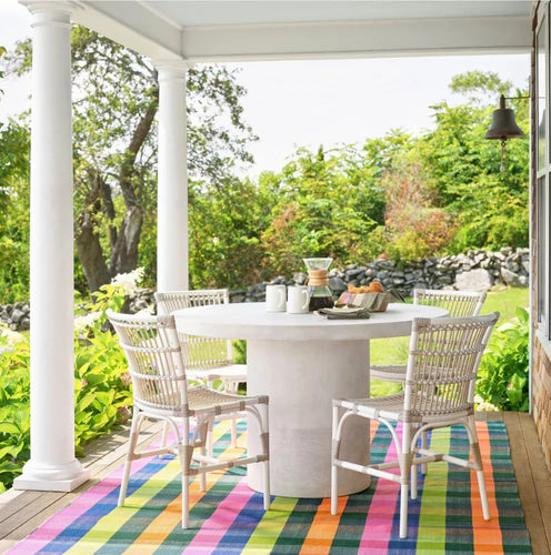 Mehrfarbiger Outdoor-Teppich