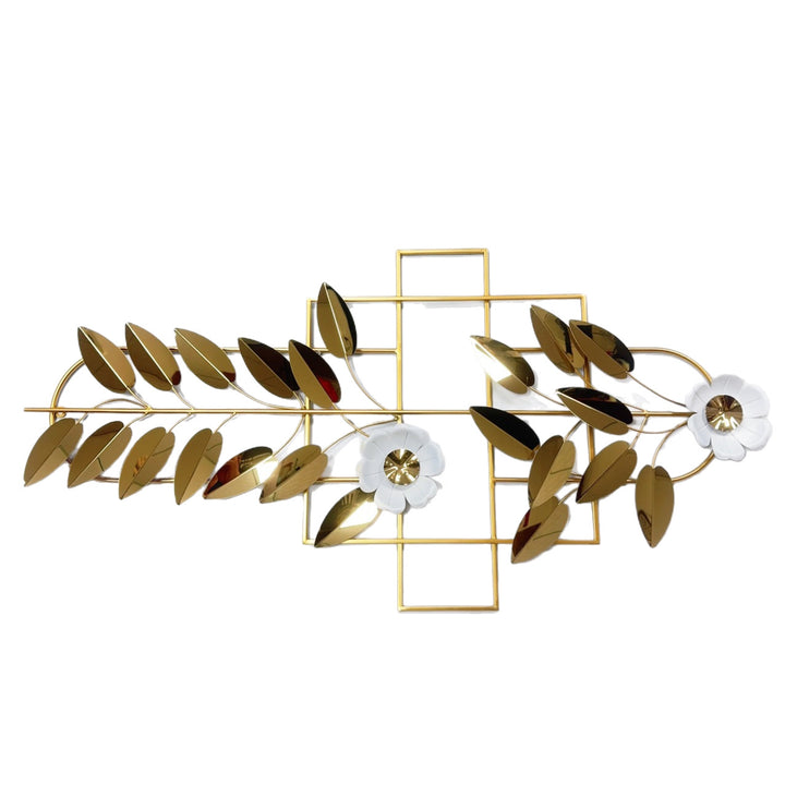 Elegante Botanische Wandkunstskulptur Karnz