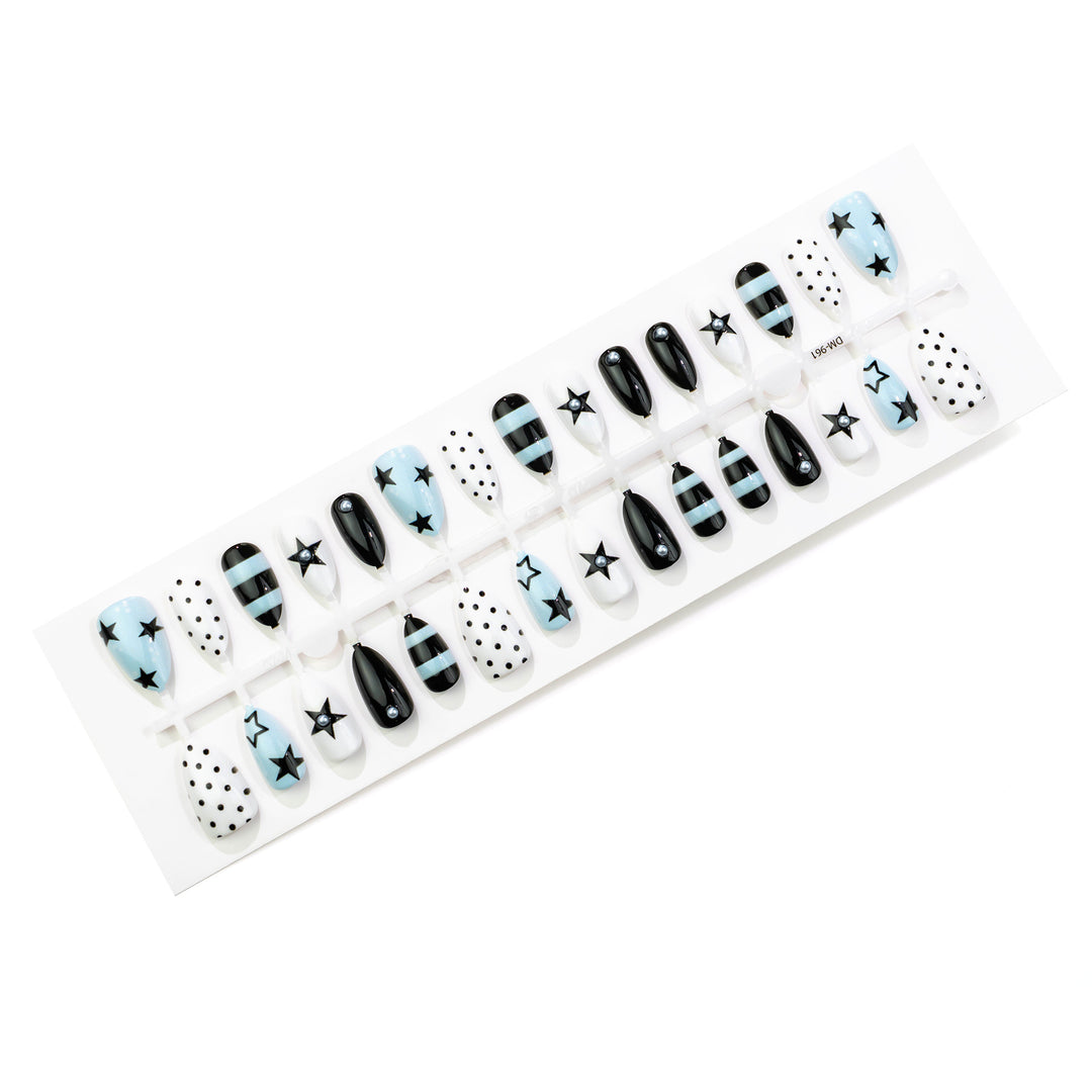Künstlerisches Gel Press-On Nagelset