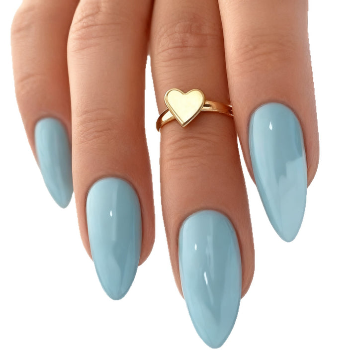 Elegante Glänzende Stiletto-Nagelveränderungen Karnz