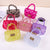 Damen modische Handtasche mit perlenbesetztem Griff Karnz
