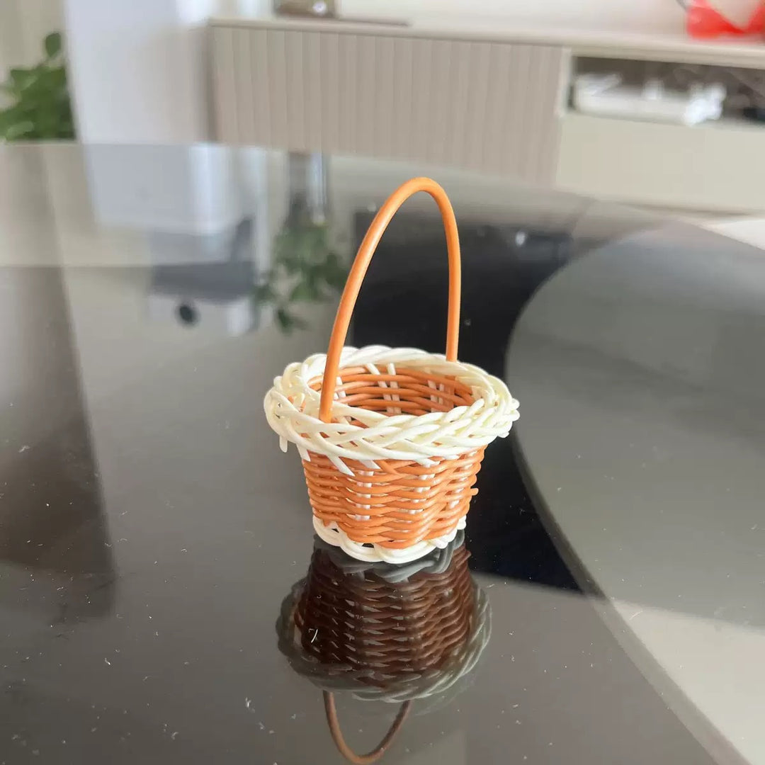 Mini dekorativer geflochtener Korb Karnz