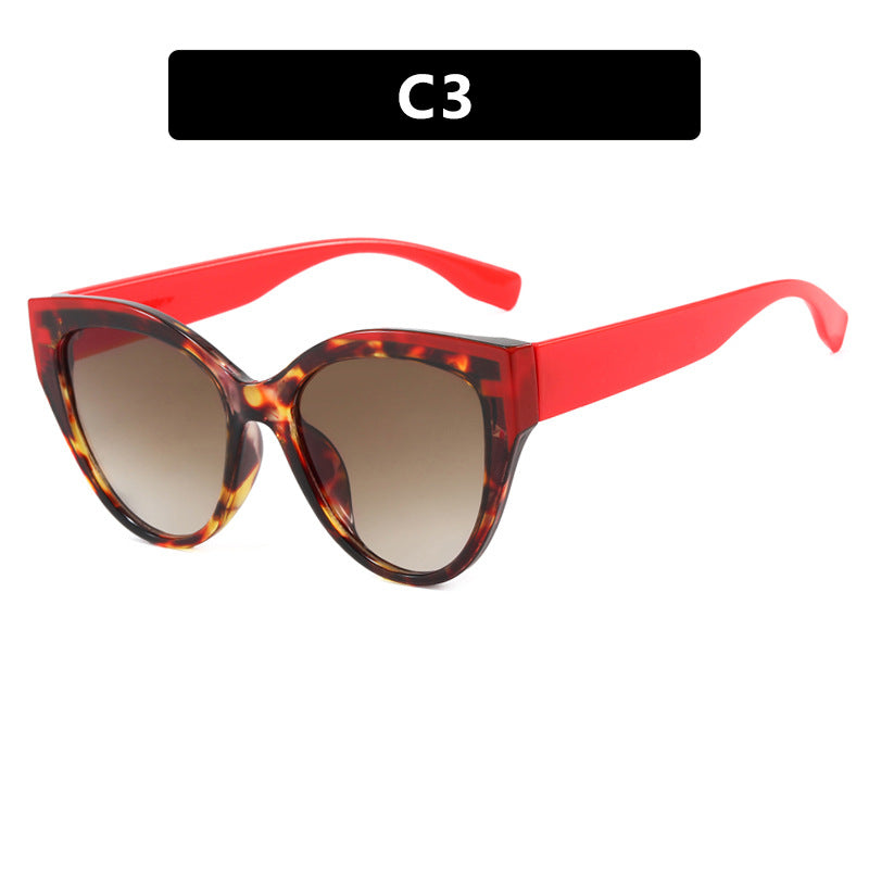Damen Cat-Eye Sonnenbrille mit extravagantem Rahmen und UV-Schutz Karnz
