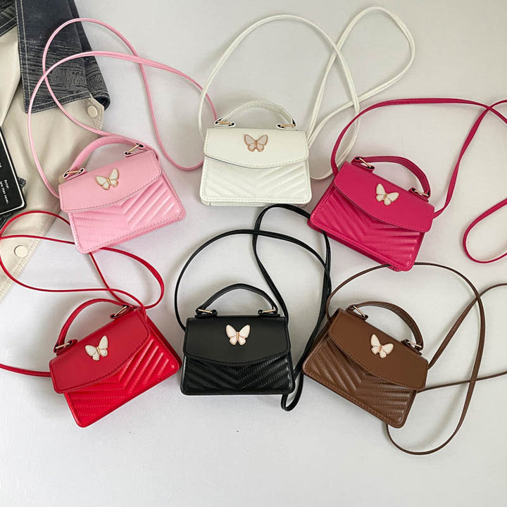 WoChic Mini-Handtasche mit elegantem Schmetterlingsakzent Karnz
