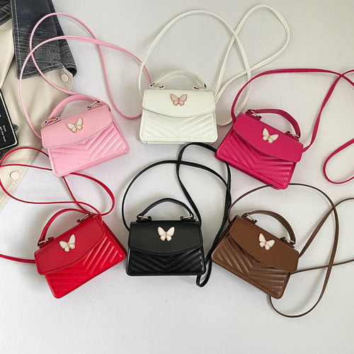 WoChic Mini-Handtasche mit elegantem Schmetterlingsakzent Karnz
