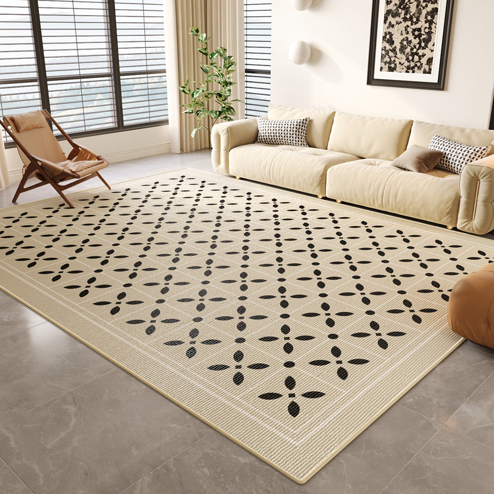 Zeitgenössischer floraler Design-Teppich