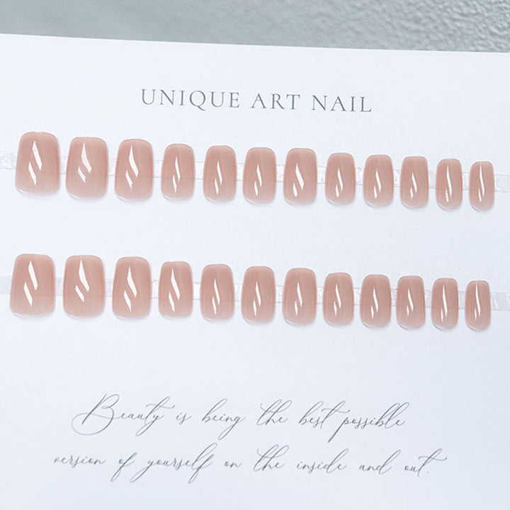 Natürliche glänzende Gel-Nagelverstärkungen