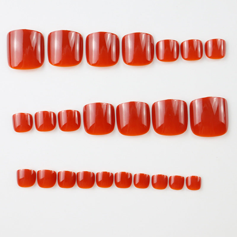 Premium Gel Press-On Zehennägel Karnz