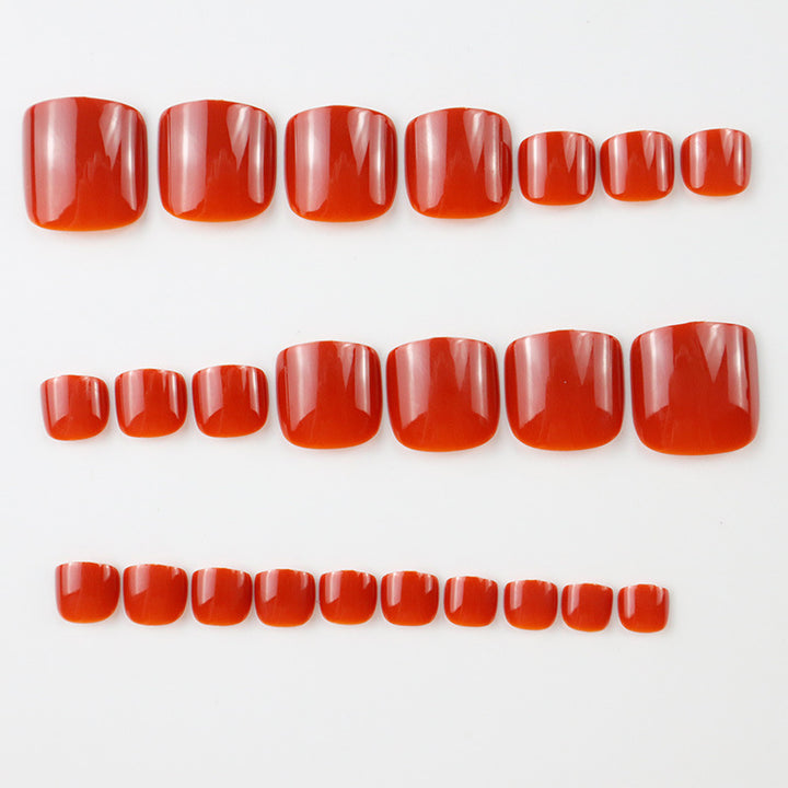 Premium Gel Press-On Zehennägel Karnz