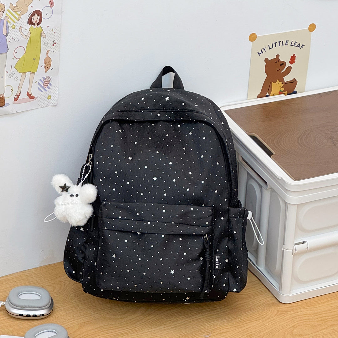 Stylische Multi-Taschen Freizeit-Rucksack mit niedlichen Akzenten Karnz