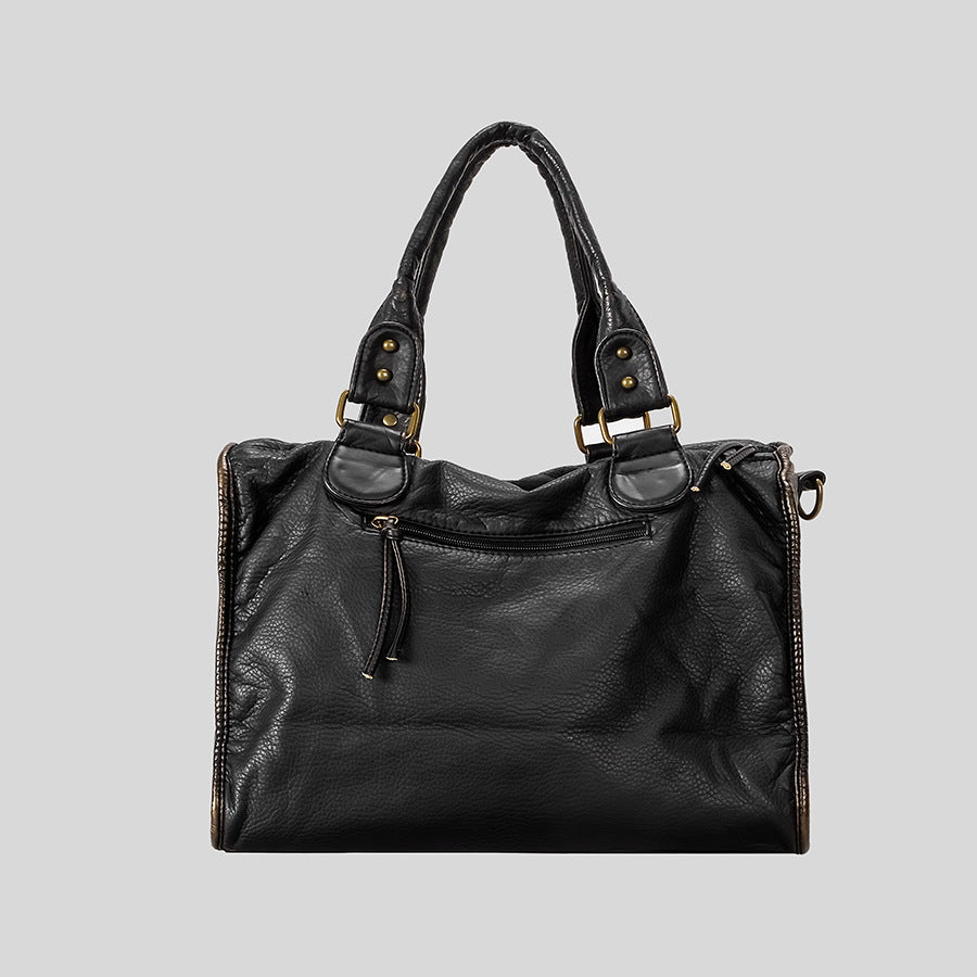 Multi-Taschen Funktionale Leder-Handtasche