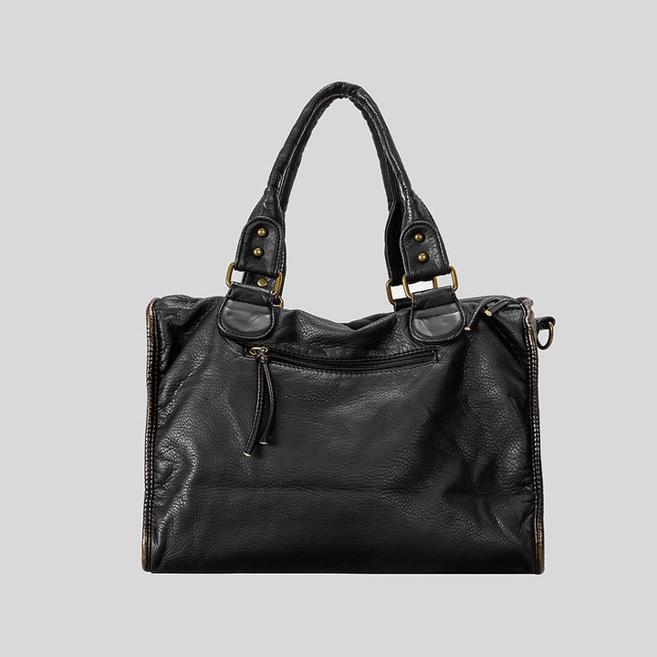 Multi-Taschen Funktionale Leder-Handtasche