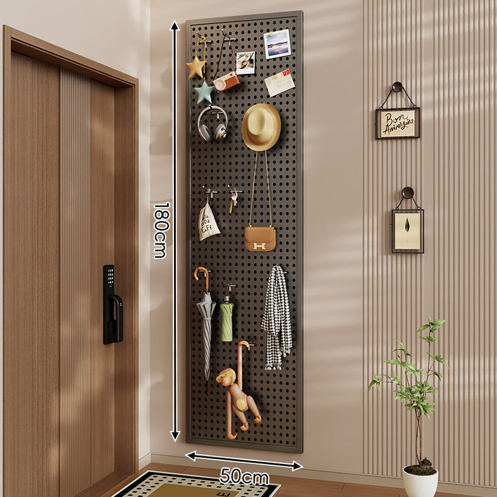 Wandanag perforiertes Lochboard-Organizer-Panel Großes Quadrat mit modularen Haken und Zubehör