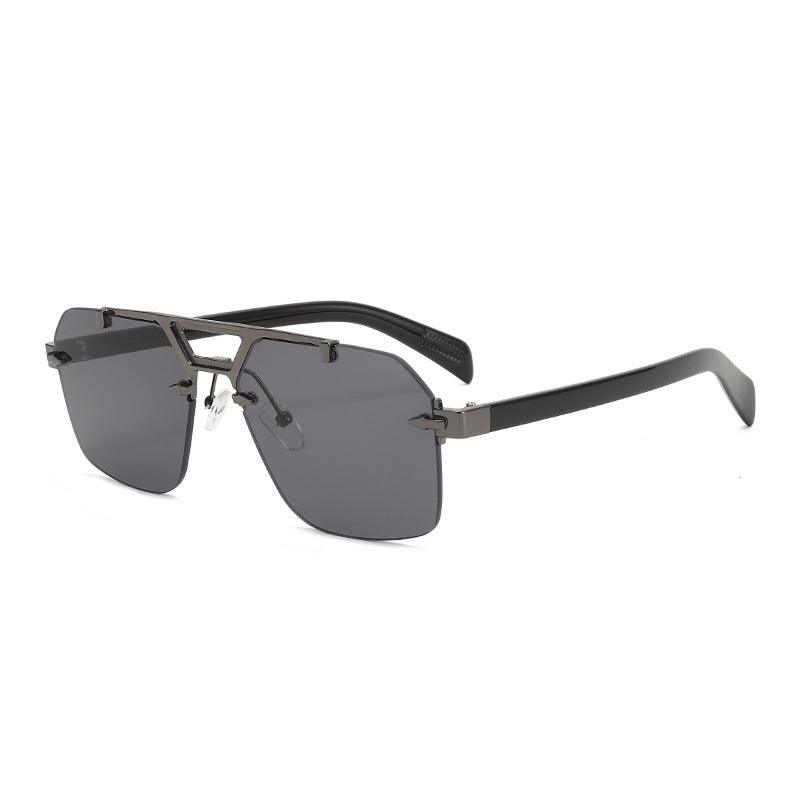 Damen Designer-Sonnenbrille mit auffälliger geometrischer Form Karnz