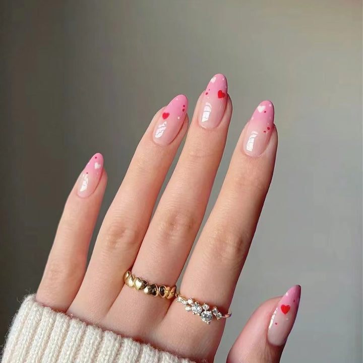 Herz-Design Press-On Nagelkunst Set Karnz