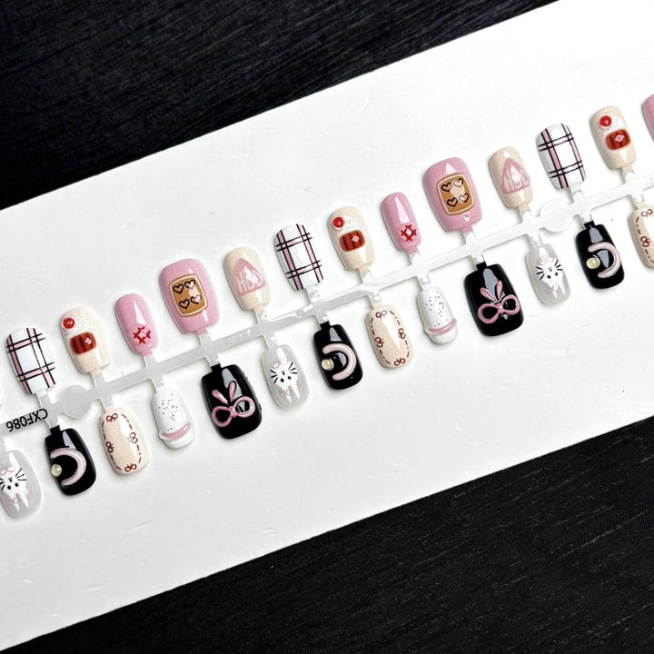 Künstlerische Nail Art Aufkleber Designs