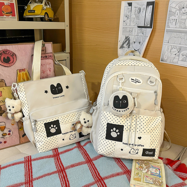 Lässiger Grafikdruck-Rucksack