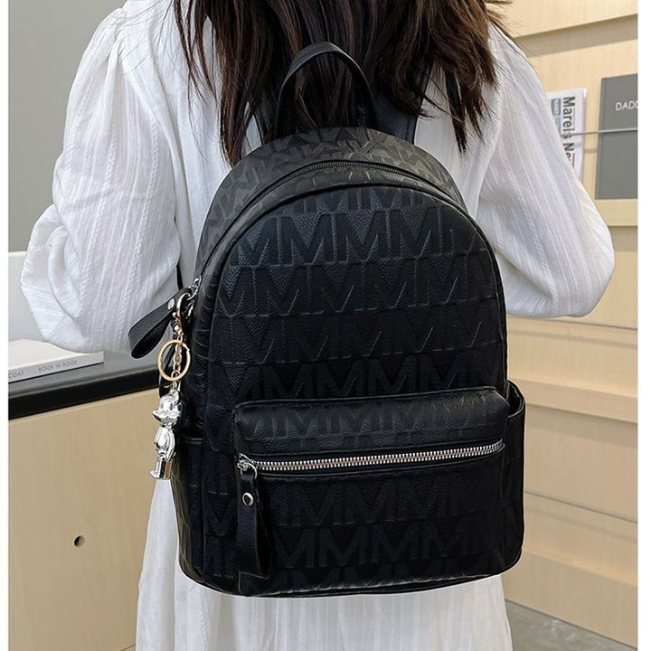 Stilvoller Multifunktions-Rucksack aus Kunstleder Karnz
