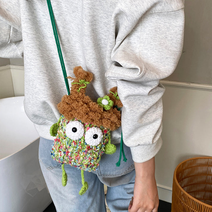 Fun Character Häkel Mini Tasche