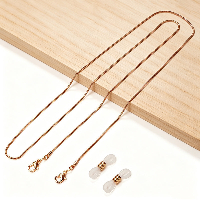 Verstellbare Metallische Sonnenbrillen Kette Karnz
