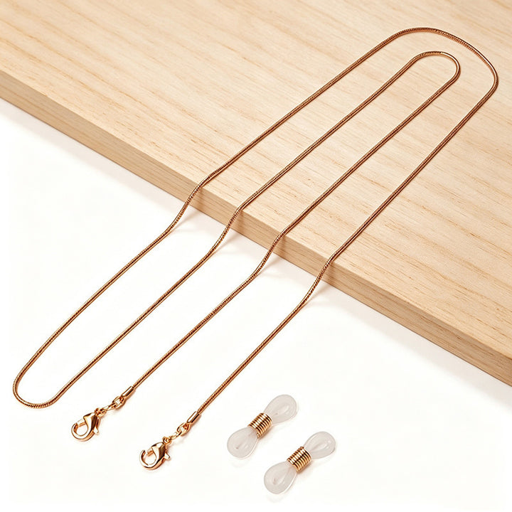 Verstellbare Metallische Sonnenbrillen Kette Karnz