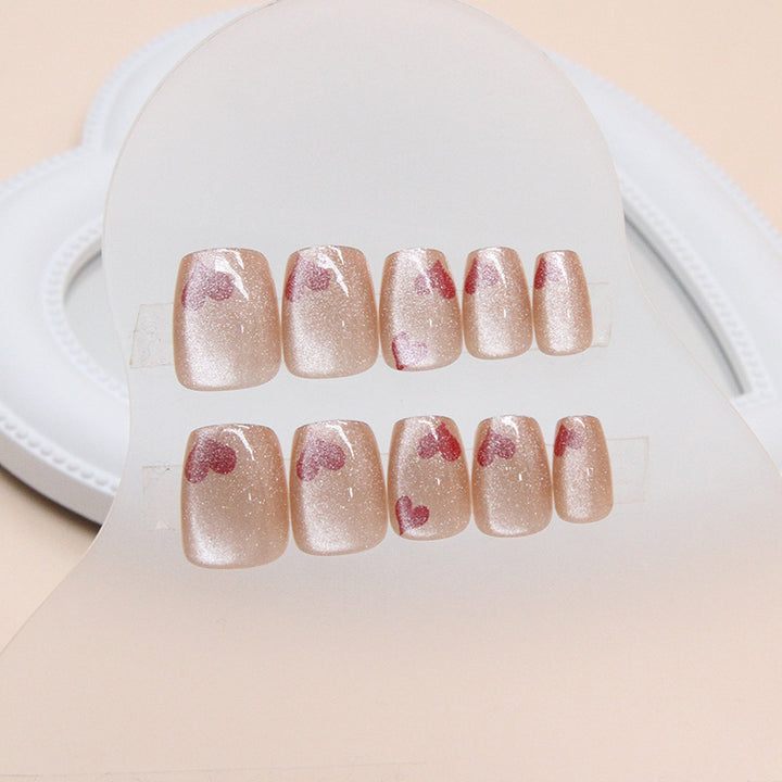 Herz Design Press-On Nagelspitzen Karnz