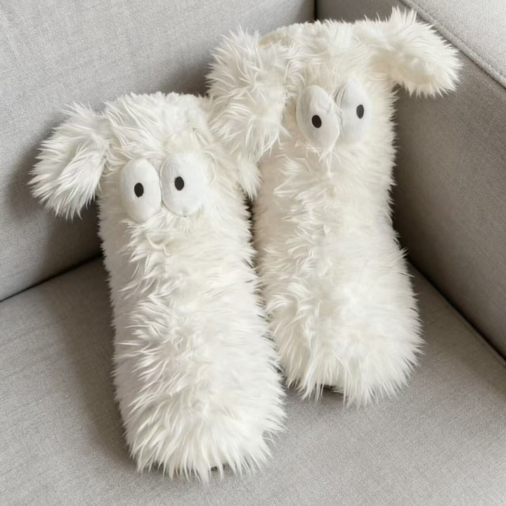 Damen Kuschelige Hausschuhe mit tierischem Design Karnz