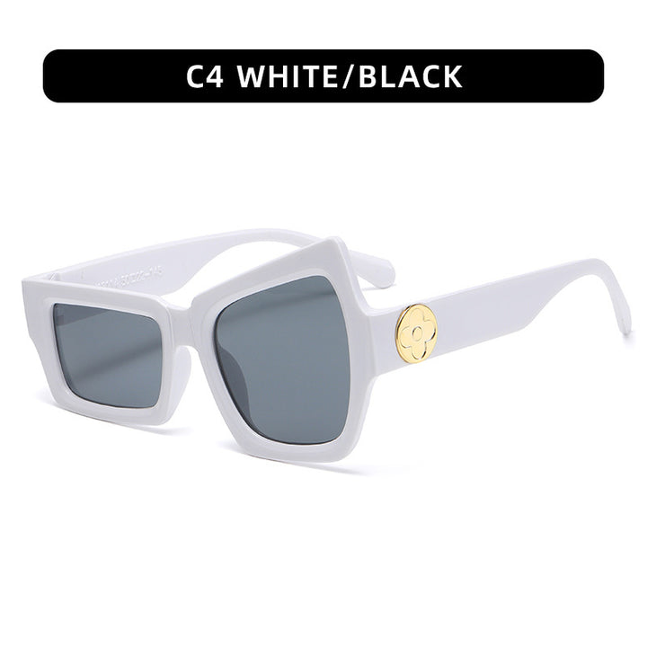 Chunky geometrische Sonnenbrille
