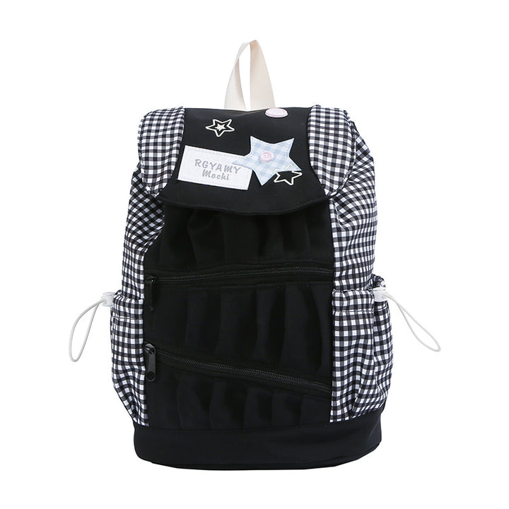 Verspielter Grafikdruck Rucksack Karnz