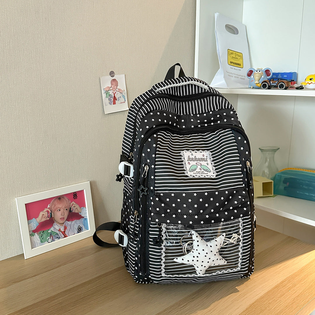 Niedlicher schulrucksack mit sternenmuster Karnz
