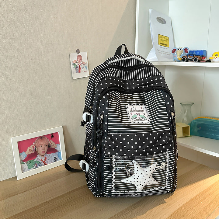 Niedlicher schulrucksack mit sternenmuster Karnz