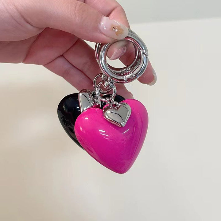 Herzförmiger Charm Schlüsselanhänger Karnz