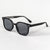 Damen modische Sonnenbrille mit markantem rechteckigen Rahmen und UV-Schutz Karnz