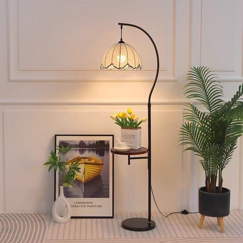 Moderne Bogen Stehlampe mit Regal