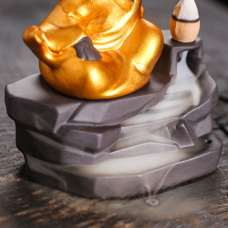Buddha-Themen Dekorativer Räucherstäbchenhalter