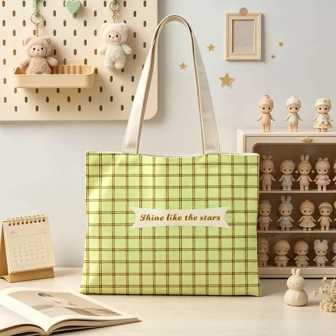 Canvas Tote Bag mit lustigem Grafikdesign