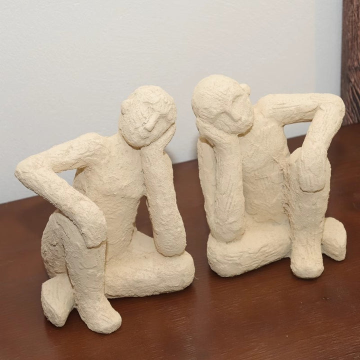 Elegantes Künstlerisches Buchstützen-Set
