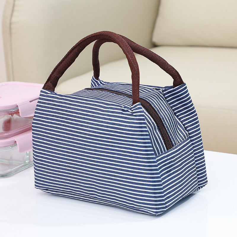 Isolierte gestreifte Lunch-Tasche Karnz