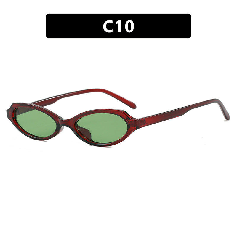 Damen elegante Sonnenbrille im stylischen Ovaldesign Karnz