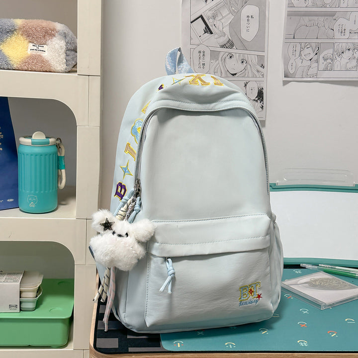 Trendy Bestickter Schulrucksack Karnz