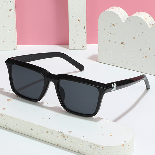 Damen modische Sonnenbrille im modernen rechteckigen Design Karnz