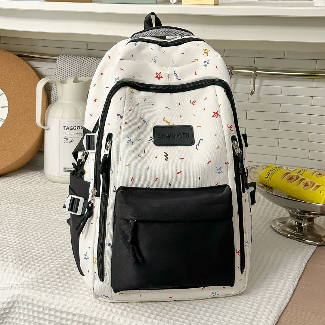 Trendy Dekorative Gemusterte Rucksack Karnz