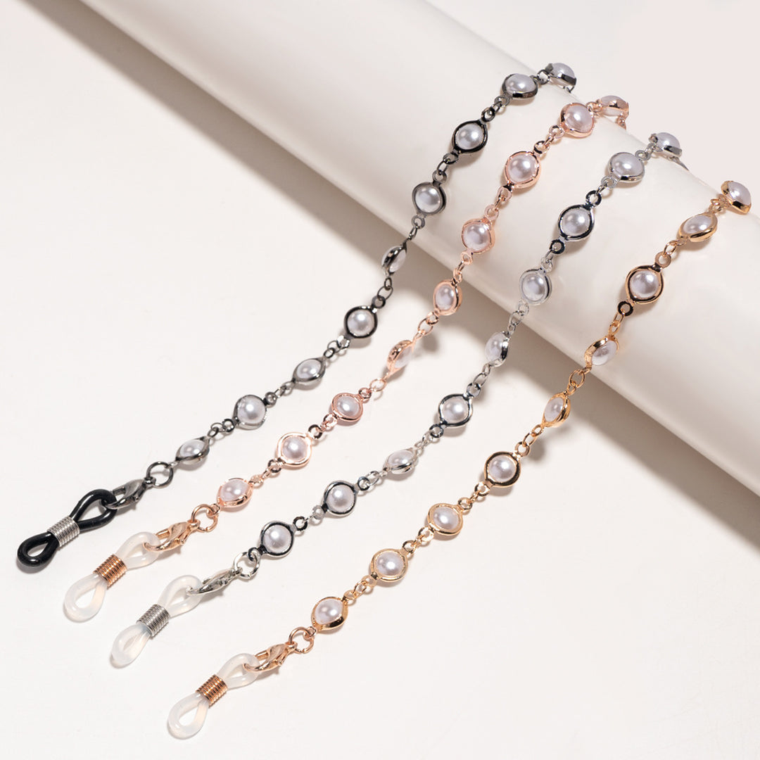 Elegante perlenverzierte Brillenleine Karnz