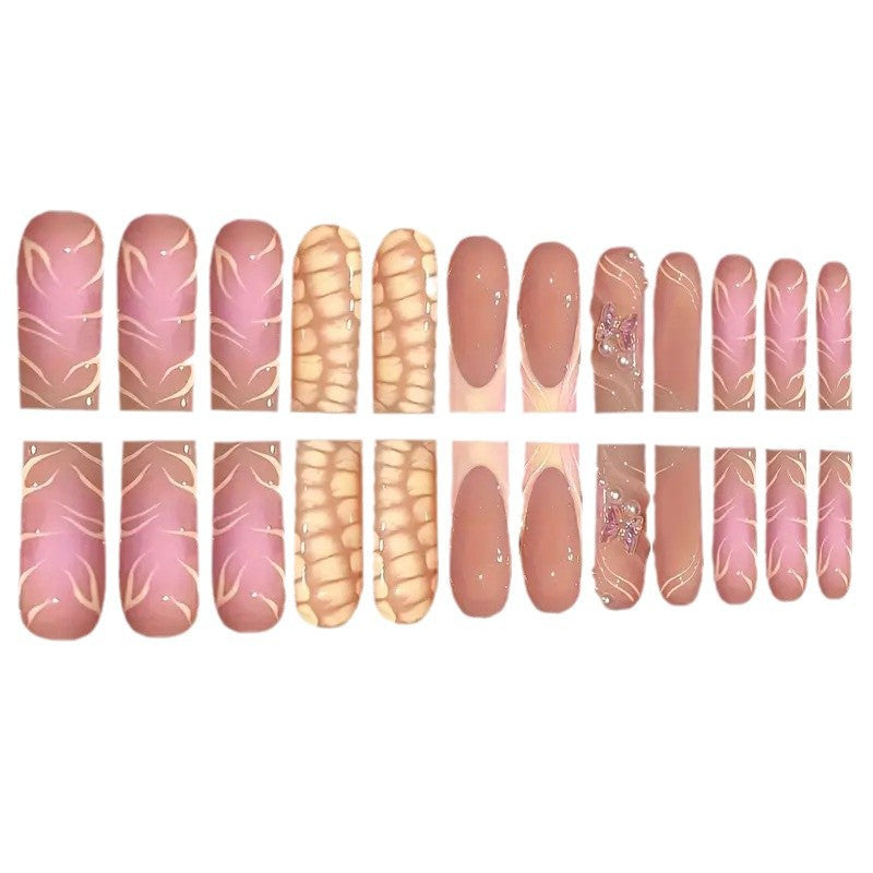 Künstlerisches 3D Nagelkunstdesign Karnz