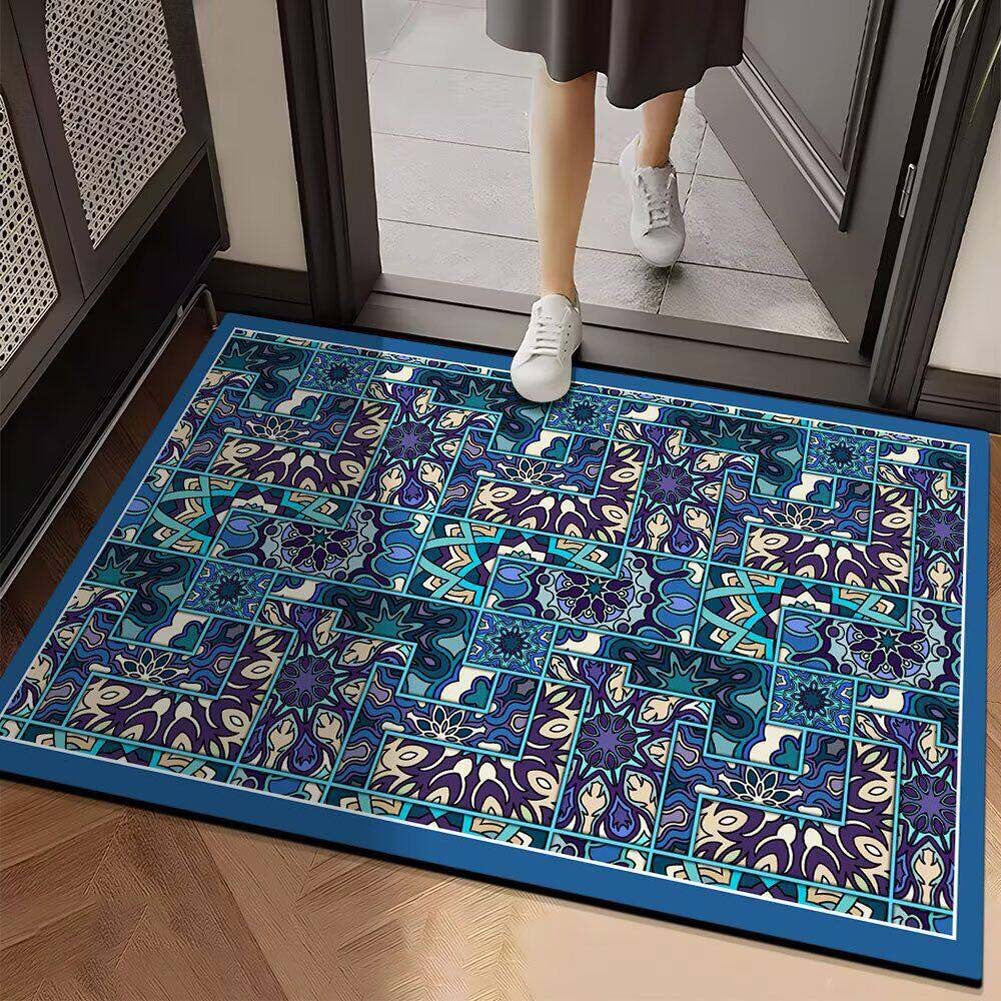 Lebendige geometrische Design-Eingangsmatte