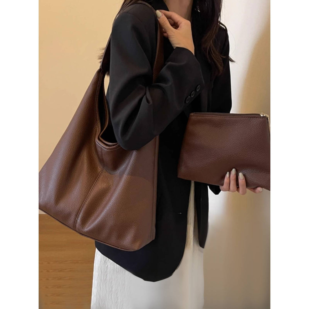 Luxuriöse Texturierte Hobo Tasche Karnz