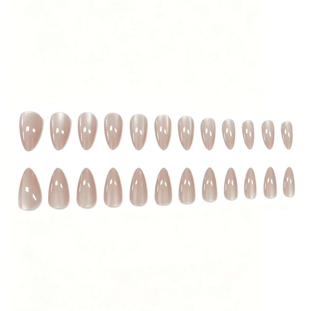 Elegante mandelförmige Acryl-Nagelverstärkungen Karnz