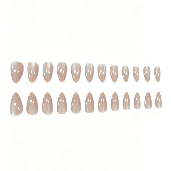 Elegante mandelförmige Acryl-Nagelverstärkungen Karnz