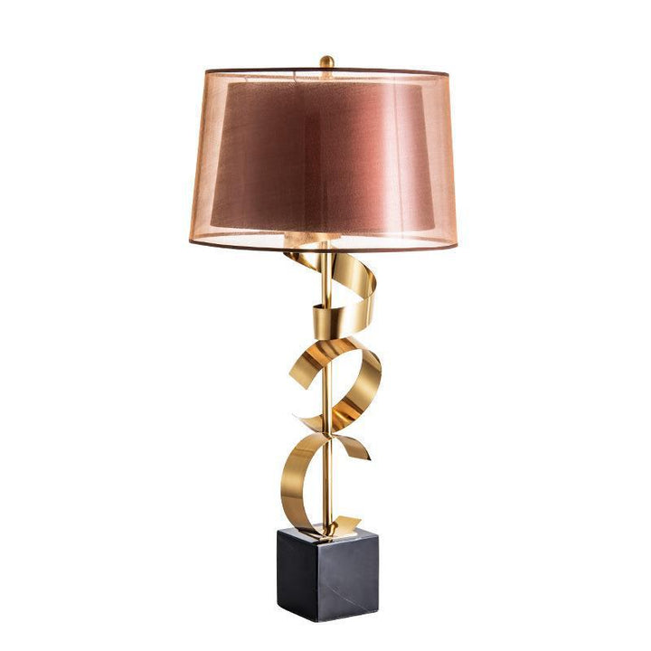 Künstlerische Spiral-Tischlampe